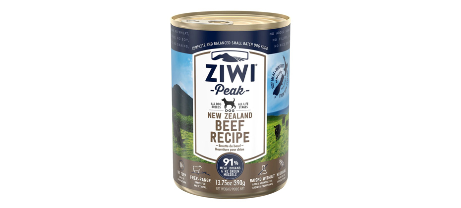 Best Natural: Ziwi Peak Beef Recipe Canned Dog Food