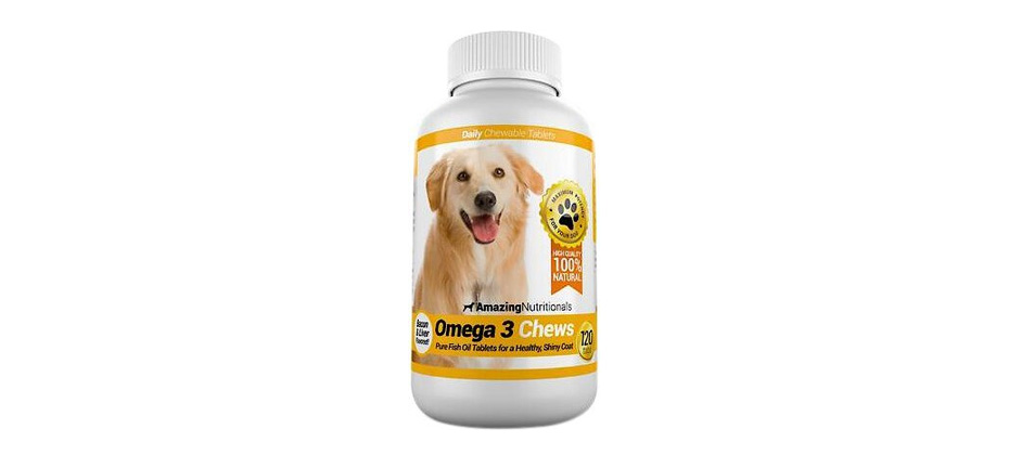 Amazing Nutritionals Chewable Fish Oil For Dogs
