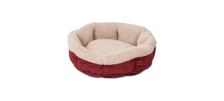 Best for Dogs Who Like to Snooze: Aspen Pet Self-Warming Bolster 