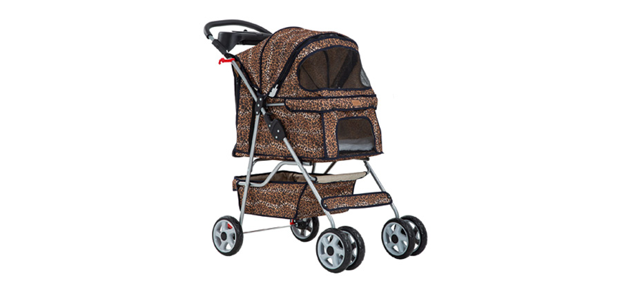 BestPet Extra Wide Dog Stroller