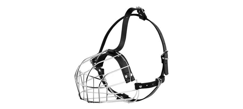 BronzeDog Wire Basket Dog Muzzle