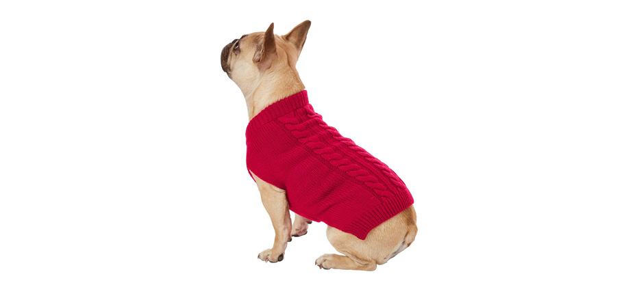 Frisco Dog Cable Knitted Sweater