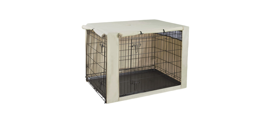 HiCaptain Double Door Dog Crate Cover