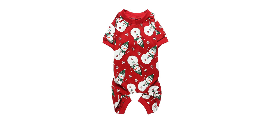 Lanyarco Snowman Dog Christmas Pajama