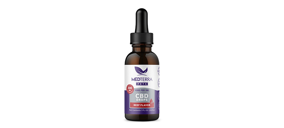 MedTerra Pets CBD Drops Beef Flavor