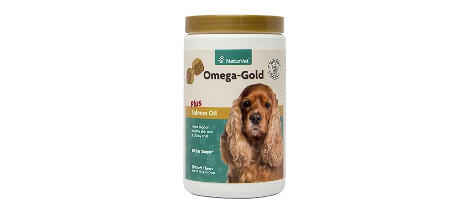 NaturVet Omega Gold Plus Salmon Oil Soft Chews