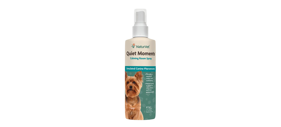 Best Spray: NaturVet Quiet Moments Calming Spray for Dogs