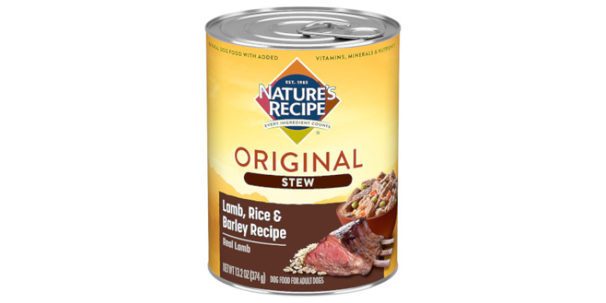 Nature's Recipe Adult Wet Dog Food - Lamb, Rice, Barley