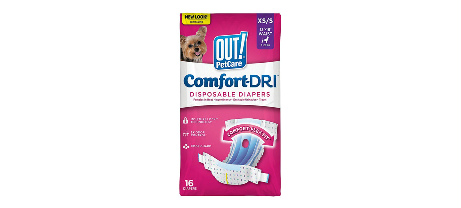 OUT! Disposable Female Dog Diapers