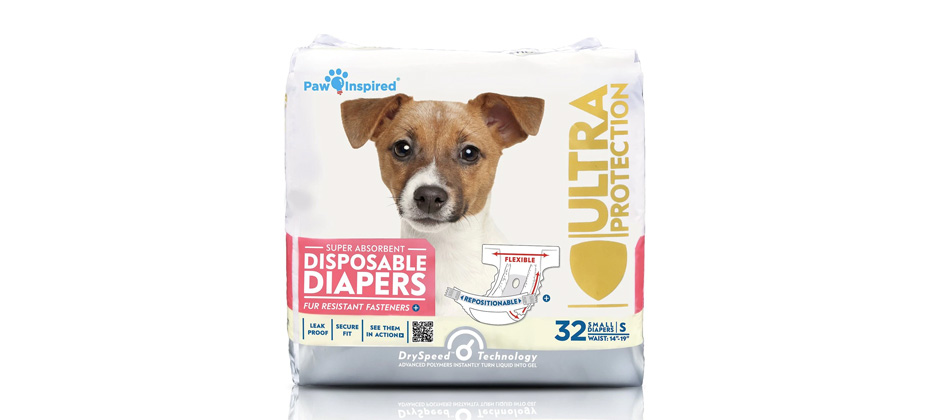 Paw Inspired Ultra Protection Female Dog Diapers