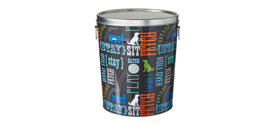 Best Design: Paw Prints Pet Food Storage Container