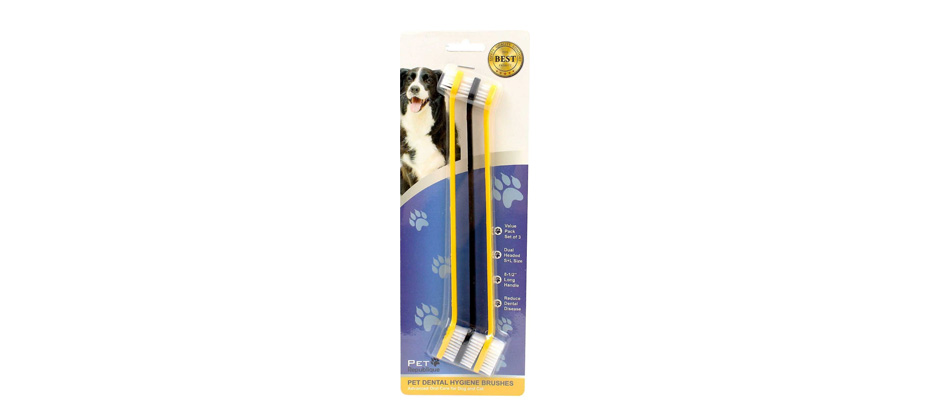 Pet Republique Dog & Cat Dual-Head Toothbrush