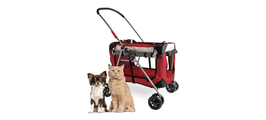PetLuv Happy Cat Premium 3-in-1 Soft Sided Pet Stroller