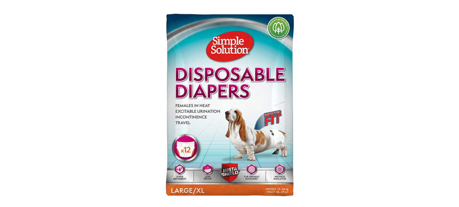 Simple Solution Disposable Female Dog Diapers