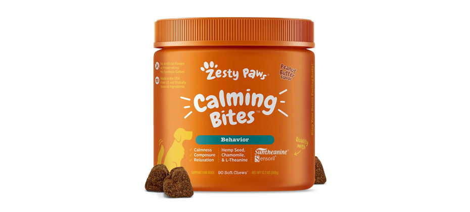 Best Calming Treats: Zesty Paws Core Elements Soft Chews Calming Supplement for Dogs