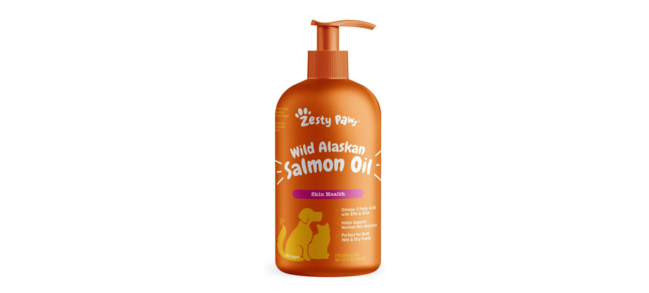 Zesty Paws Pure Wild Alaskan Salmon Oil For Dogs