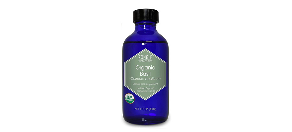 Zongle Therapeutics Organic Basil Essential Oil