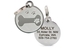 durable pet id tags