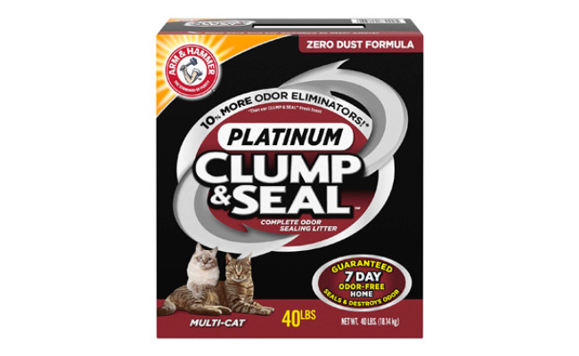 ARM & HAMMER Clump & Seal Platinum Cat Litter