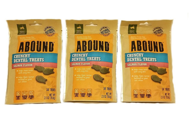 Abound Crunchy Dental Treats Salmon Flavor