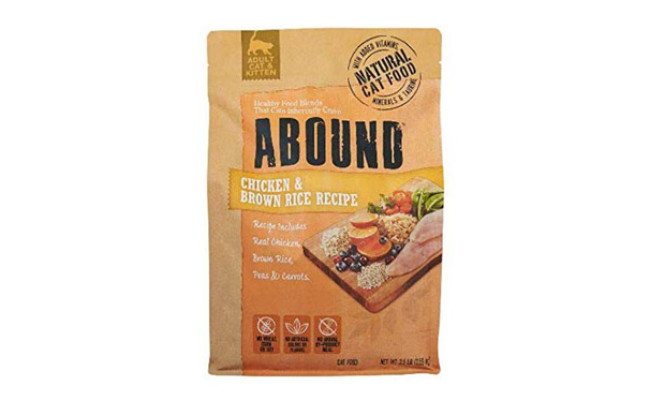 Abound Grain Free Natural Adult Cat & Kitten Dry Food