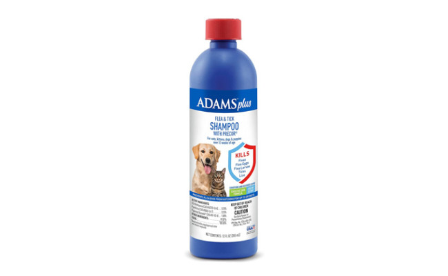 Adams Plus Flea & Tick Shampoo with Precor