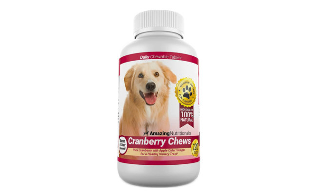 Amazing Nutritionals Cranberry Chews Daily Dog Supplement