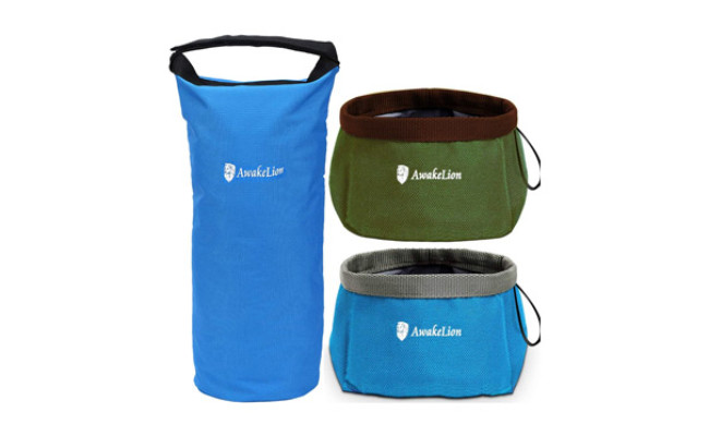 Awakelion Collapsible Dog Bowl