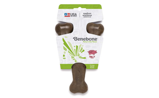 Benebone Real Flavor Wishbone Dog Chew Toy