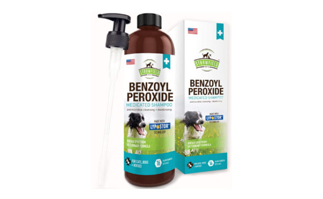 Benzoyl Peroxide Shampoo for Dogs