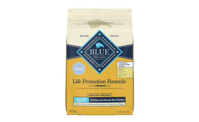 Blue Buffalo Life Protection Formula Natural Adult Small Breed Healthy Weight Dry Dog Food Chicken and Brown Rice