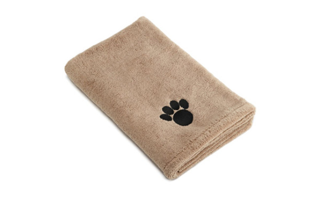 Bone Dry Microfiber Dog Bath Towel