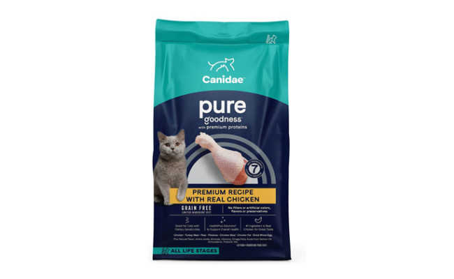 CANIDAE Grain Free PURE Limited Ingredient Chicken Recipe Dry Cat Food