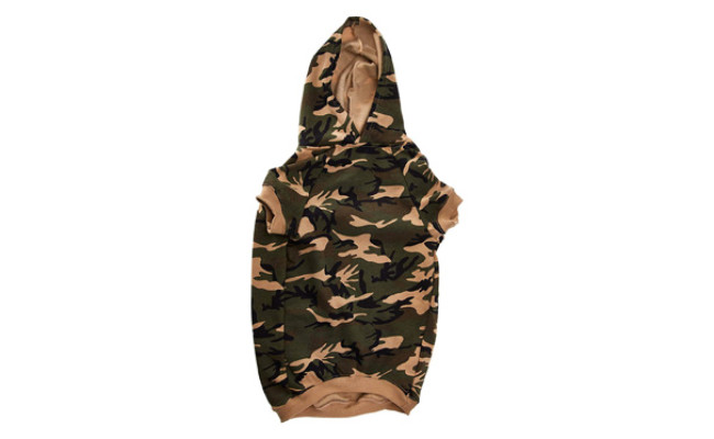 Casual Canine Cotton Camo Dog Hoodie