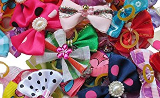 Chenkou Craft Random Puppy Bows