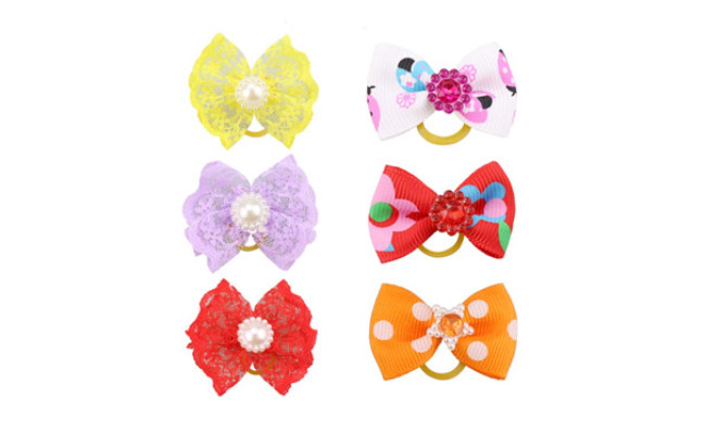 Comsmart 60Pcs Dog Bows