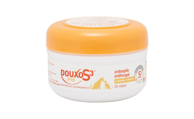 Douxo S3 PYO Antiseptic Antifungal Chlorhexidine Dog & Cat Wipes