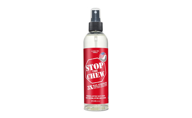 Emmy's Best Pet Products Stop The Chew 3X Strength Anti Chew Bitter Spray Deterrent for Dogs and Puppies