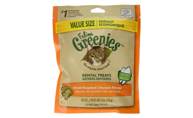 FELINE GREENIES Dental Cat Treats
