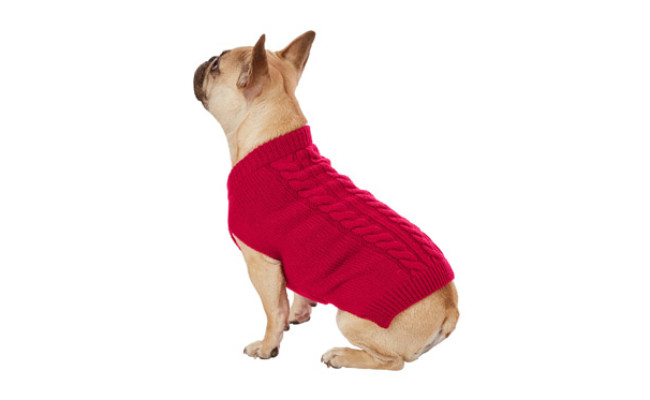 Frisco Dog & Cat Cable Knitted Sweater