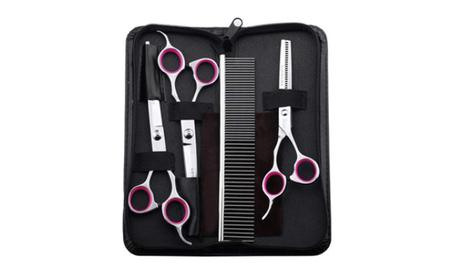 Gimars Stainless Steel Dog Grooming Scissors Kit