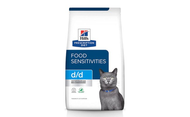 Hill's Prescription Diet dd SkinFood Sensitivities Duck & Green Pea Dry Cat Food