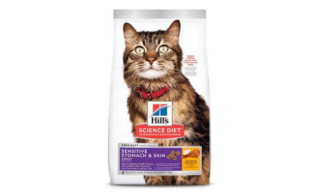 Hill's Science Diet Dry Cat Food for Sensitive Stomach