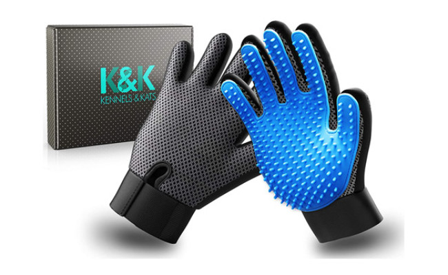 KENNELS & KATS New Version Pet Grooming Gloves