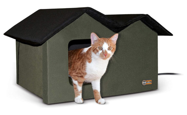 K&H PET PRODUCTS Outdoor Multi-Kitty House Cat