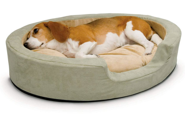 K&H Thermo Snuggly Sleeper Heated Dog Bed