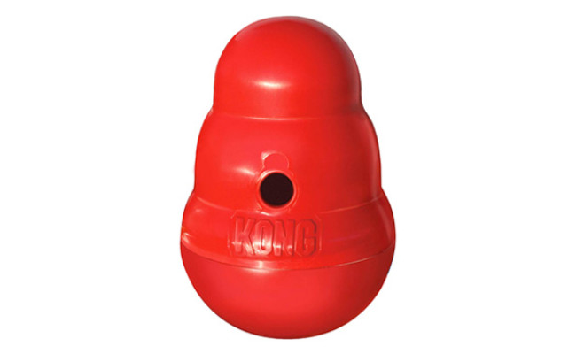 KONG Wobbler Treat Dispensing Dog Puzzle Toy