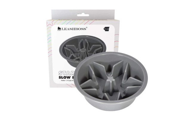 Leashboss Slow Feed Dog Bowl