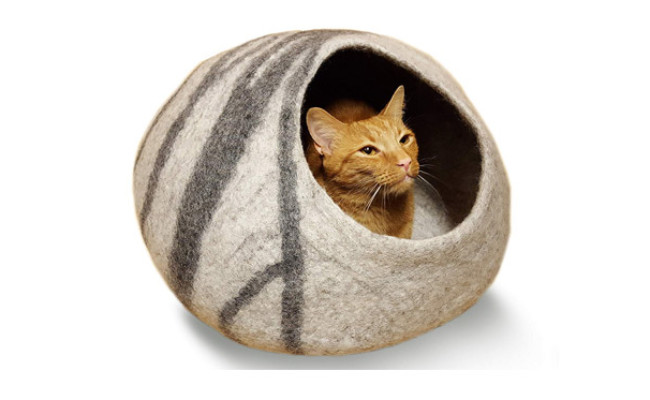 Meowfia Premium Felt Cat Bed Cave