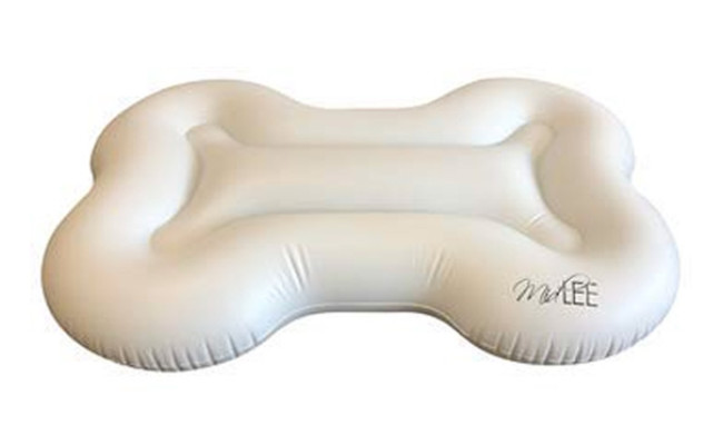 Midlee Dog Raft Pool Float Inflatable Bone Shape